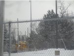 Discovery Center Caboose in the Snow